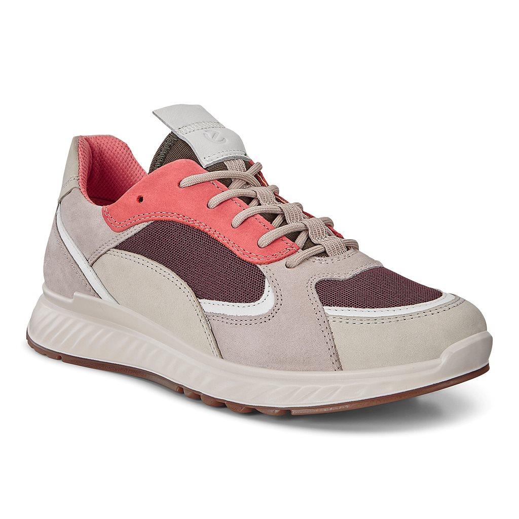 Baskets Ecco St.1 Femme Rose 2104-LFJIZ